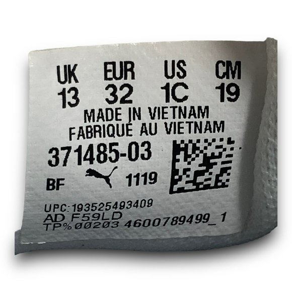 Puma Vikky v2 Hem Sneakers 371485-03 Casual Slip On Shoes White Youth 1 - Picture 9 of 9